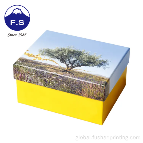 Foil Embossing Package Box Wholesale Recycled Material Gift Art Paper Box Manufactory